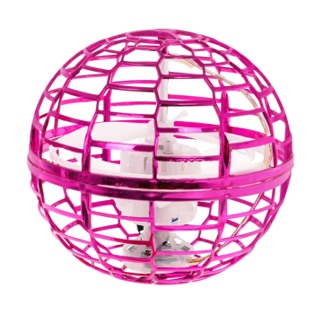 Latająca Kula Sterowana Gestem dla dzieci 6+ i dorosłych Różowa + Światła LED + Pilot